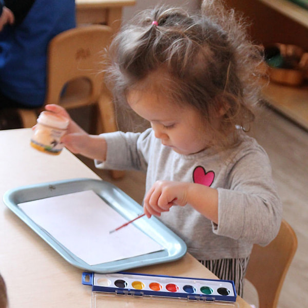 Montessori toddler paints